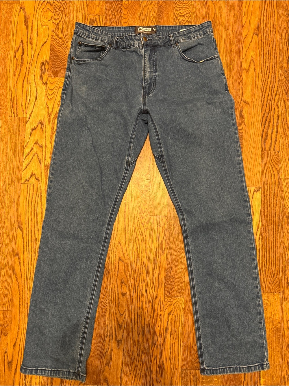 Mountain Khakis Denim Men's Straight Stretch Jeans size 36x34